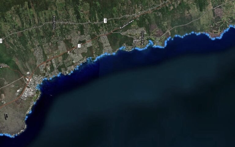 Vliegtuigmapping en veldmonsters onthullen locaties van rioolvervuiling die koraalriffen in West-Hawaï bedreigen