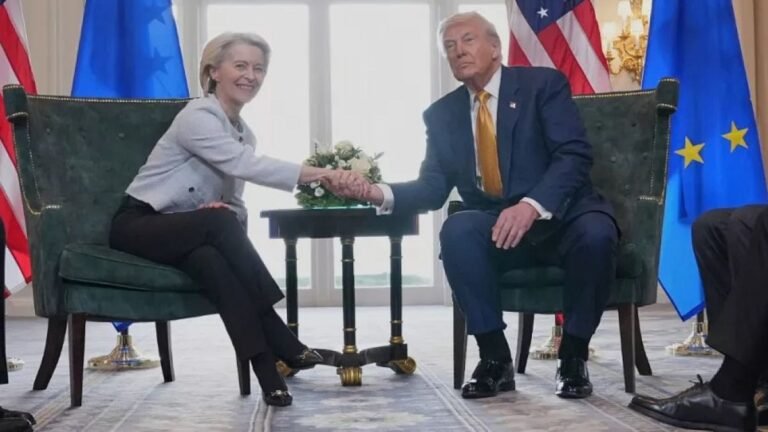 Von der Leyen Verdedigt EU-VS Tariefovereenkomst en Reageert op Draghi