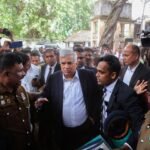 Voormalig president van Sri Lanka Ranil Wickremesinghe gearresteerd