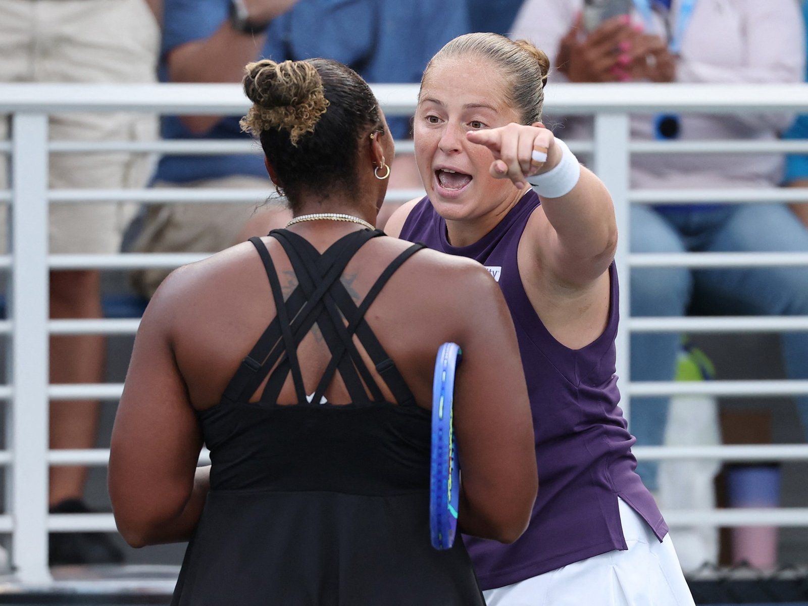 ‘Ze is vertrokken, ik ben hier’: Townsend weerlegt Ostapenko's opmerking op de US Open