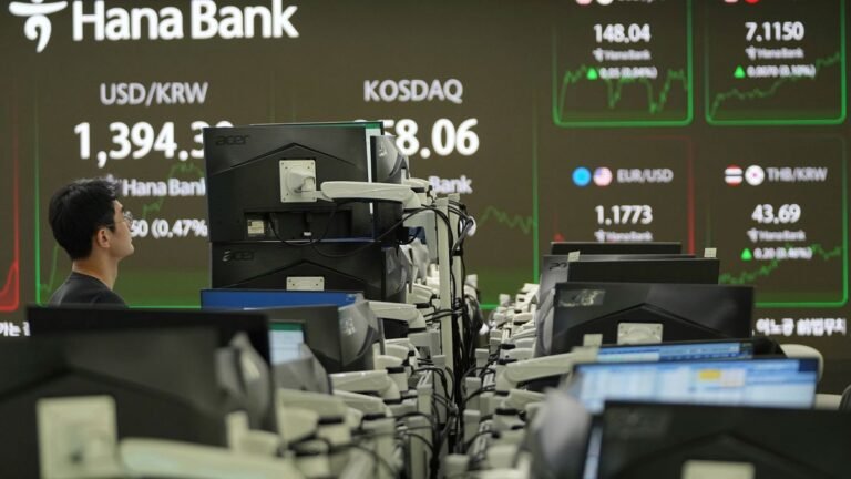 Aziatische aandelen dalen na recordstijging Wall Street door Intel