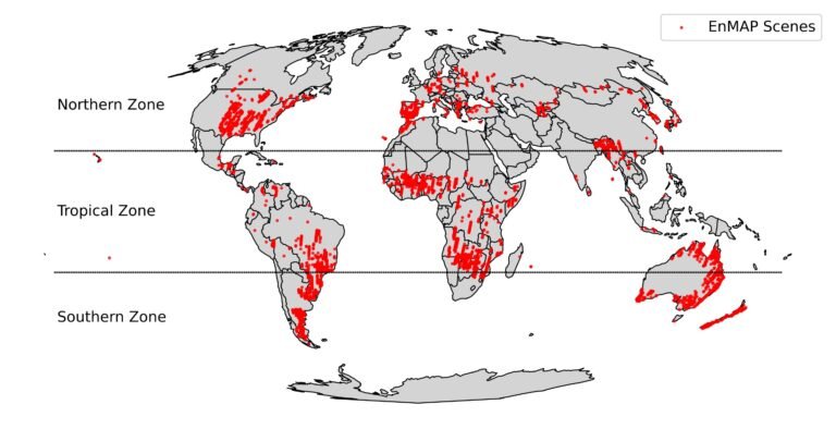 Functionele diversiteit van planten varieert sterk door seizoenscycli en nat-droge periodes, blijkt uit satellietbeelden