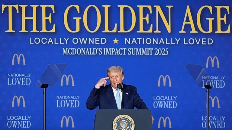 Trump prijst McDonald’s terwijl stijgende rundvleesprijzen Amerikaanse huishoudens treffen
