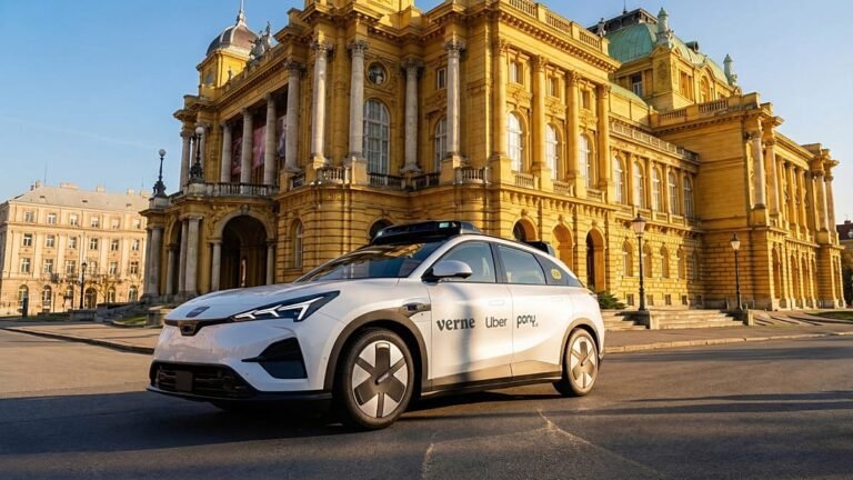 Kroatisch startup lanceert commerciële robotaxi-service in Europa samen met Uber en Pony.ai