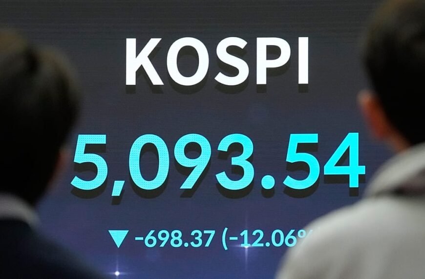 Zuid-Koreaanse aandelen beleven slechtste dag ooit door schokken van de oorlog in Iran